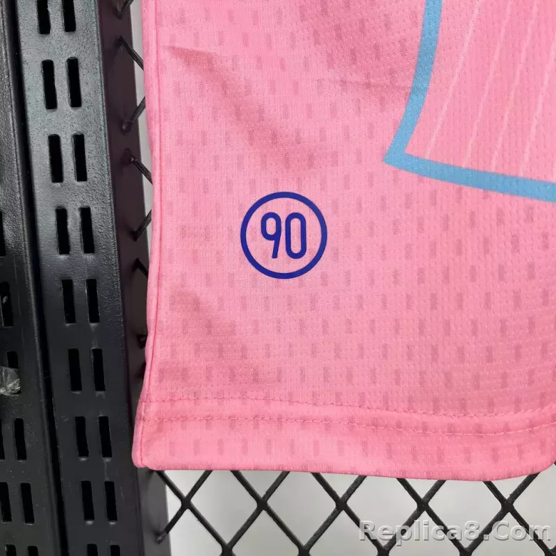25-26 Barcelona Special Edition Pink Soccer Jersey - detail