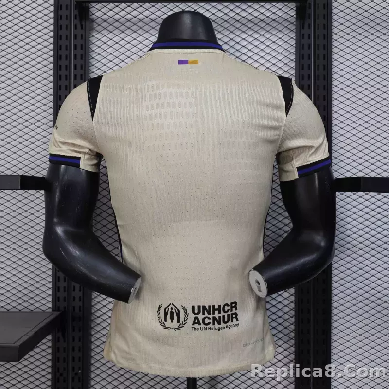 25-26 Barcelona Away Player Version Soccer Jersey - detail
