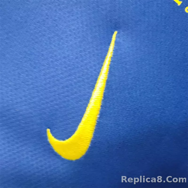 08-09 Barcelona UCL Final Retro Home Jersey - detail
