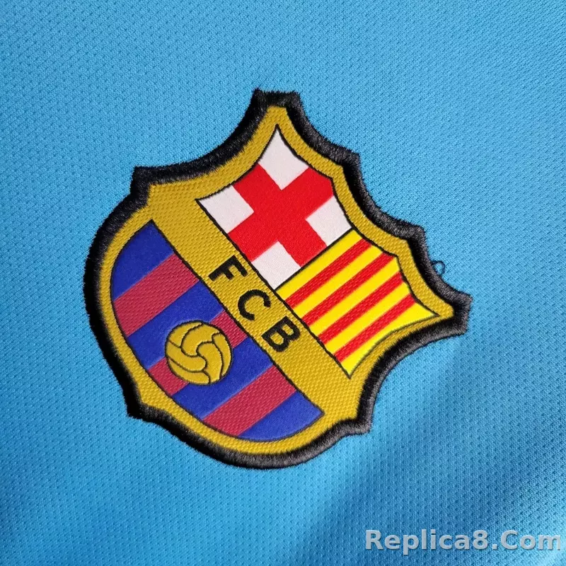 15-16 Barcelona Third Away Retro Jersey - detail