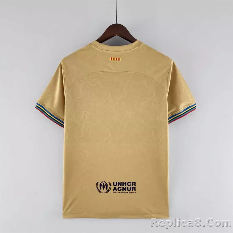 22-23 Barcelona Away Soccer Jersey - detail