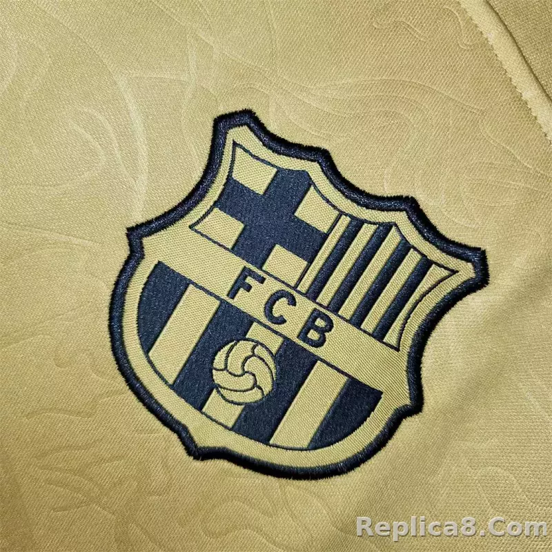 22-23 Barcelona Away Soccer Jersey - detail