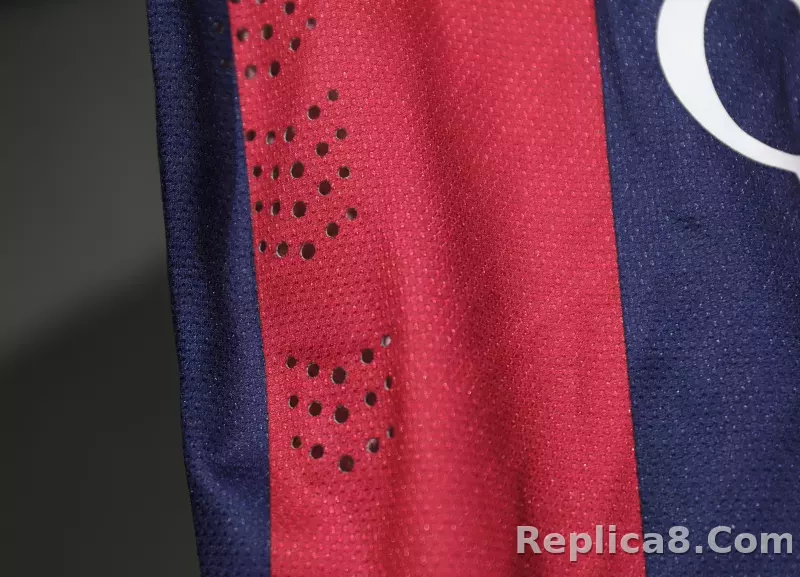 14-15 Barcelona Home Retro Jersey Player Version Long Sleeve - detail