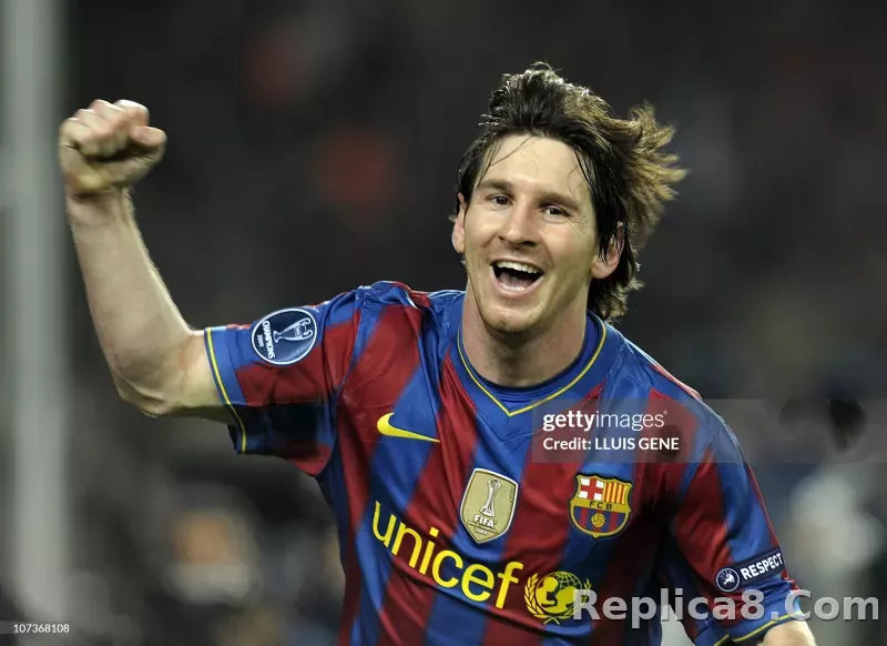 09-10 Barcelona Home Retro Jersey Player Edition - detail