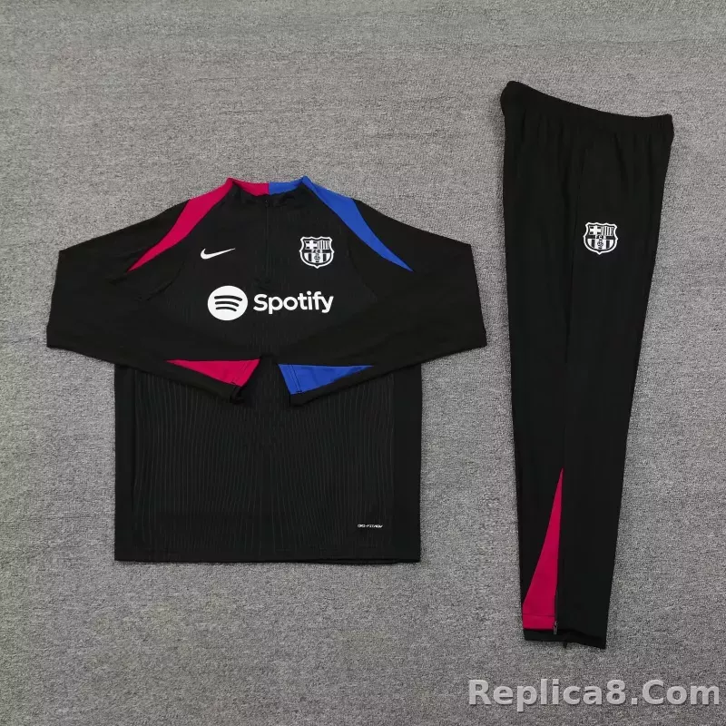 24-25 Barcelona Long Sleeve Training Suit Football Shirts - detail