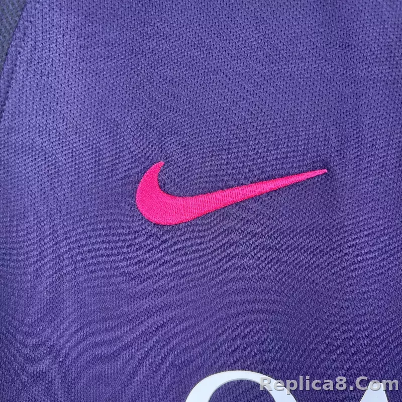 16-17 Barcelona Away Retro Jersey - detail
