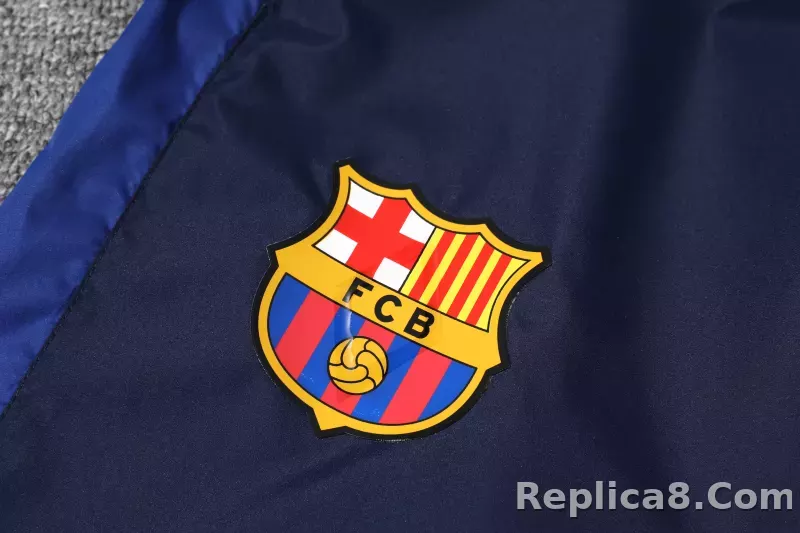Barcelona Hoodie Sweatshirt Kit(Top+Pants) Red Black Jackets - detail