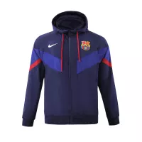 Barcelona Hoodie Sweatshirt Kit(Top+Pants) Red Black Jackets - view 3