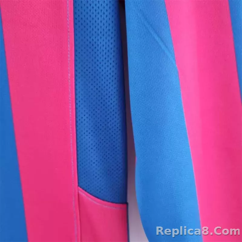 05-06 Barcelona Home Retro Jersey Long Sleeve - detail