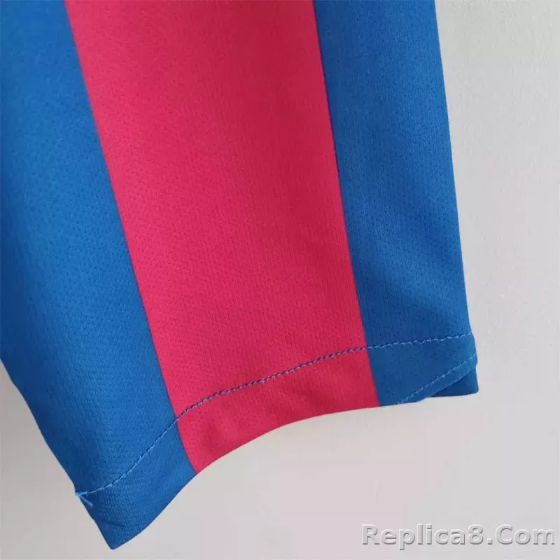 05-06 Barcelona Home Retro Jersey Long Sleeve - detail