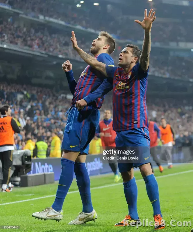 11-12 Barcelona Home Retro Jersey Player Edition Long Sleeve - detail