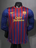 11-12 Barcelona Home Retro Jersey Player Edition Long Sleeve - view 1