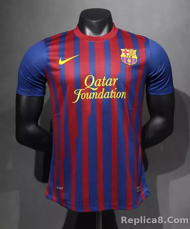 11-12 Barcelona Home Retro Jersey Player Edition