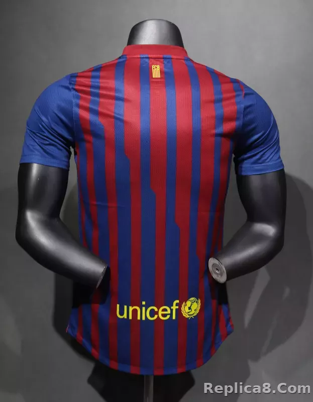 11-12 Barcelona Home Retro Jersey Player Edition - detail