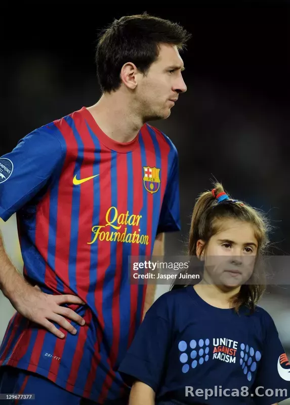 11-12 Barcelona Home Retro Jersey Player Edition - detail