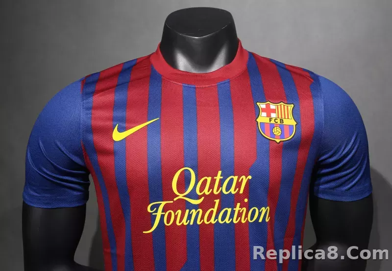 11-12 Barcelona Home Retro Jersey Player Edition - detail