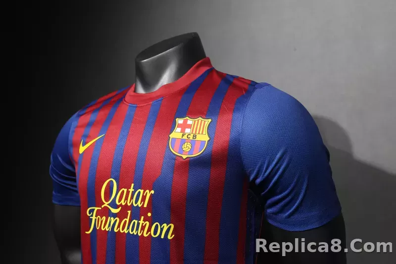 11-12 Barcelona Home Retro Jersey Player Edition - detail