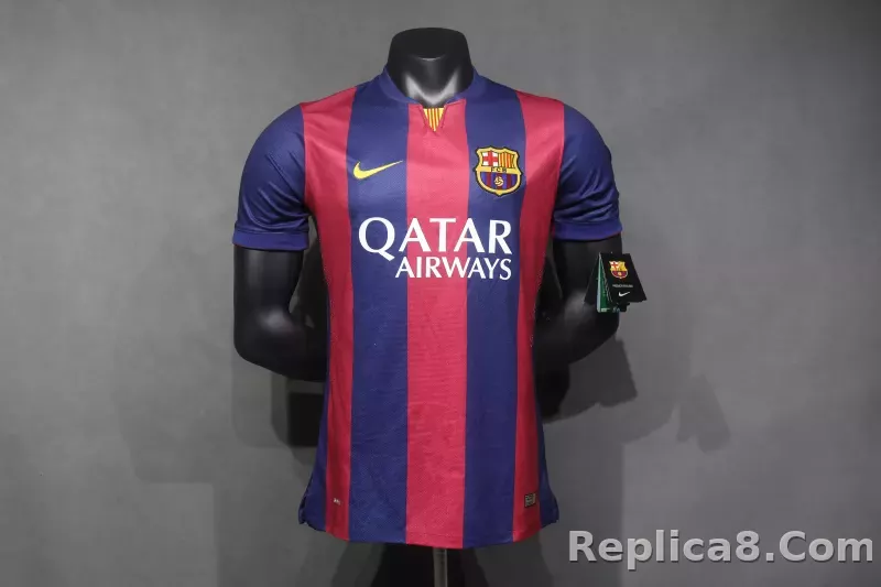 14-15 Barcelona Home Retro Jersey Player Version