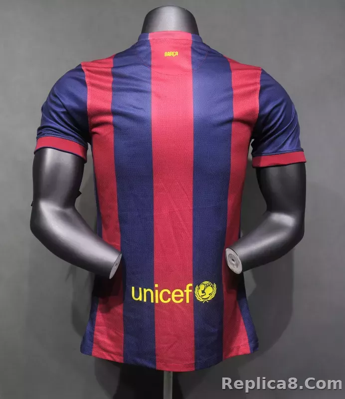 14-15 Barcelona Home Retro Jersey Player Version - detail