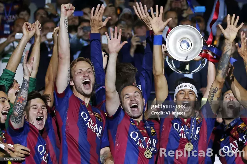 14-15 Barcelona Home Retro Jersey Player Version - detail