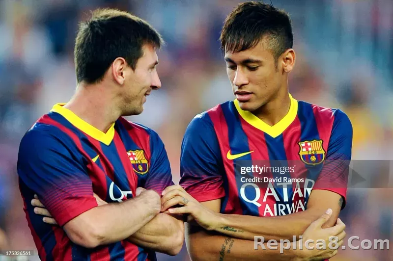 13-14 Barcelona Home Retro Jersey Player Version - detail