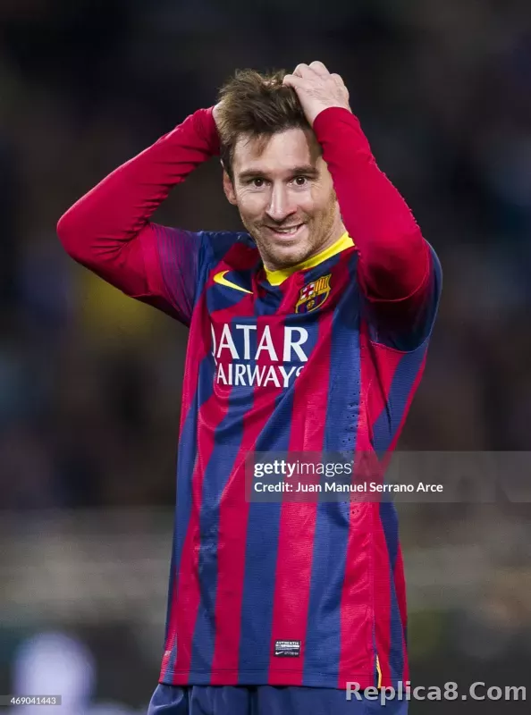 13-14 Barcelona Home Retro Jersey Player Version - detail