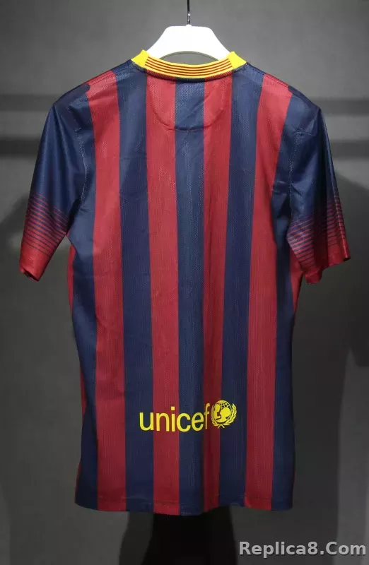 13-14 Barcelona Home Retro Jersey Player Version - detail
