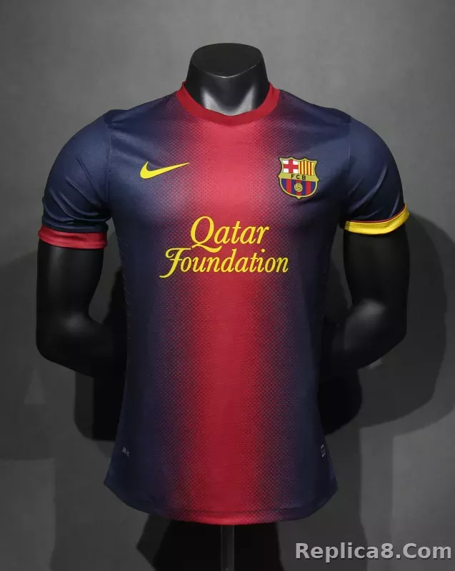 12-13 Barcelona Home Retro Jersey Player Version