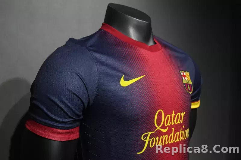 12-13 Barcelona Home Retro Jersey Player Version - detail
