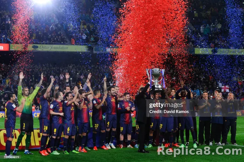 12-13 Barcelona Home Retro Jersey Player Version - detail