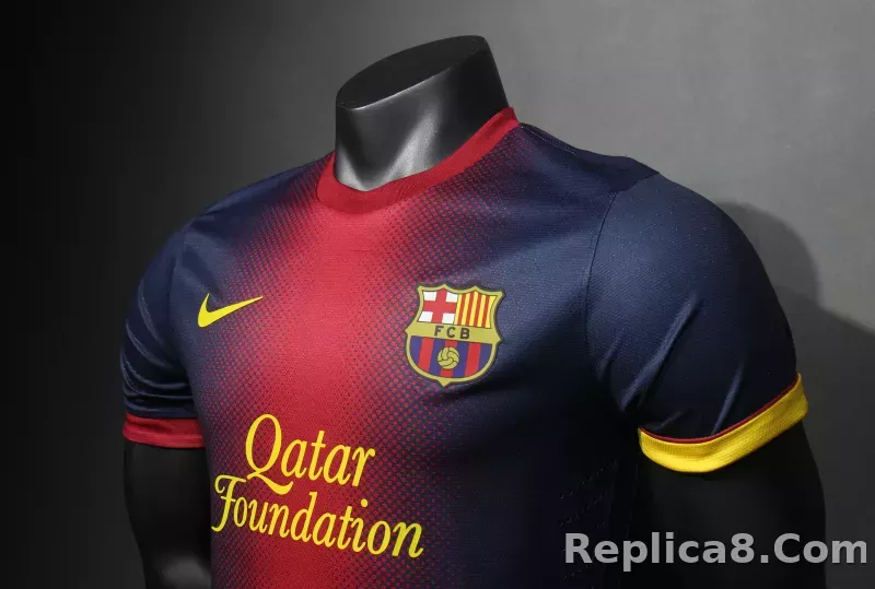 12-13 Barcelona Home Retro Jersey Player Version - detail