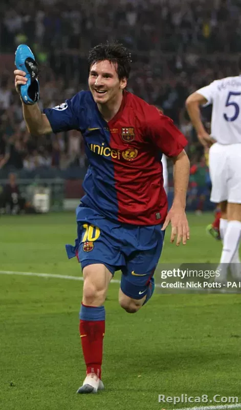 08-09 Barcelona Home Retro Jersey Player Edition - detail