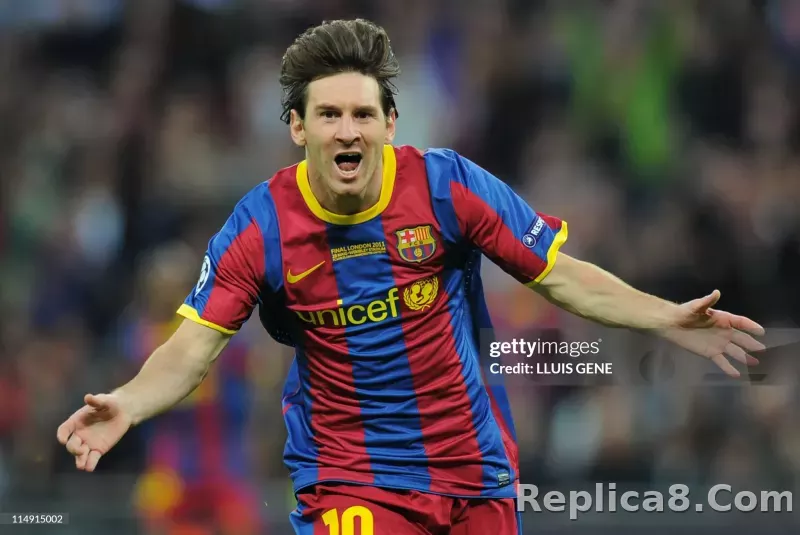 10-11 Barcelona Home Retro Jersey Player Editon - detail