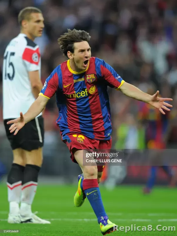 10-11 Barcelona Home Retro Jersey Player Editon - detail