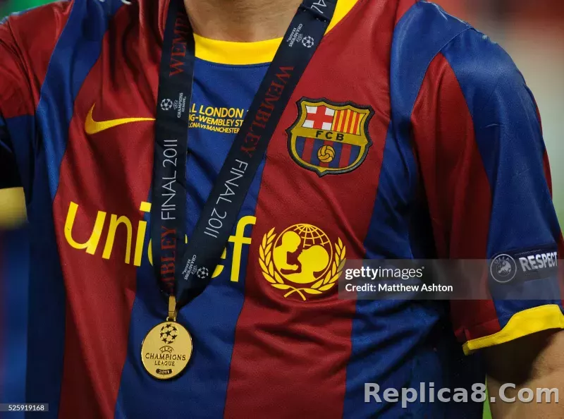 10-11 Barcelona Home Retro Jersey Player Editon - detail