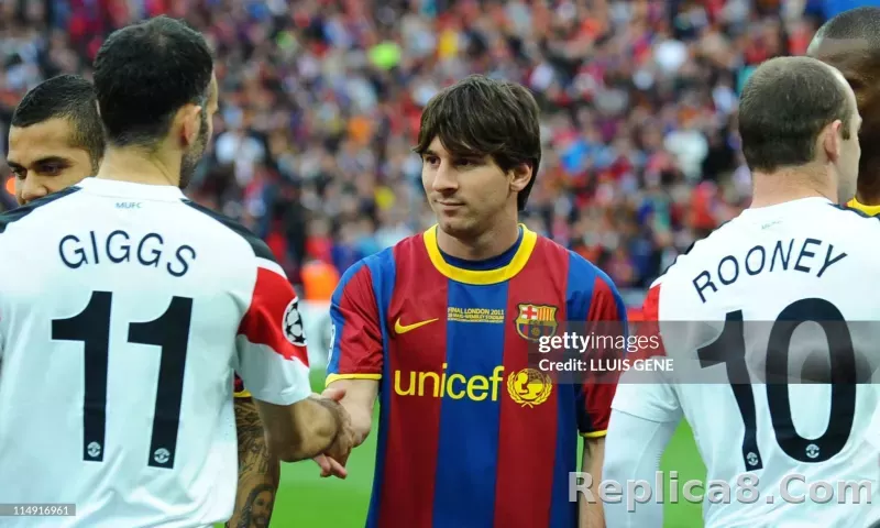 10-11 Barcelona Home Retro Jersey Player Editon - detail