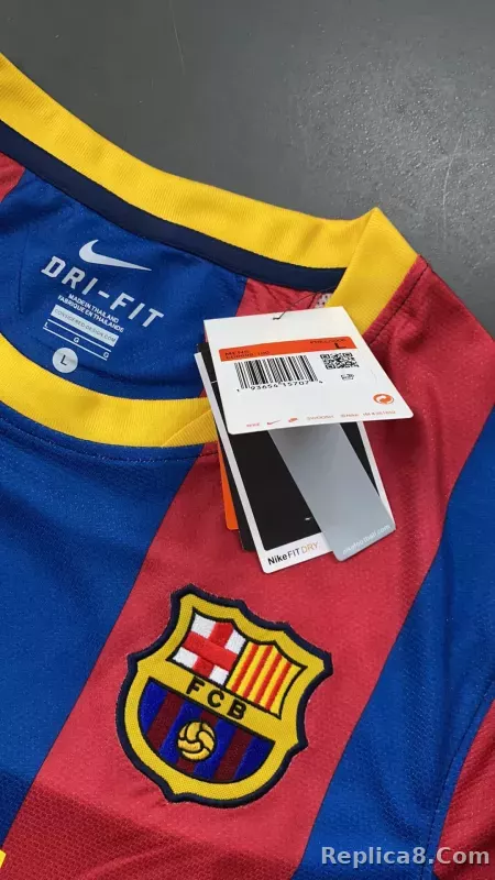 10-11 Barcelona Home Retro Jersey Player Editon - detail