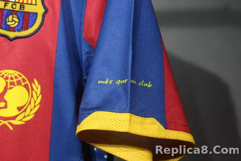 10-11 Barcelona Home Retro Jersey Player Editon - detail
