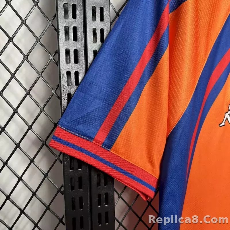 97-98 Barcelona Away Retro Jersey- Classic Style - detail