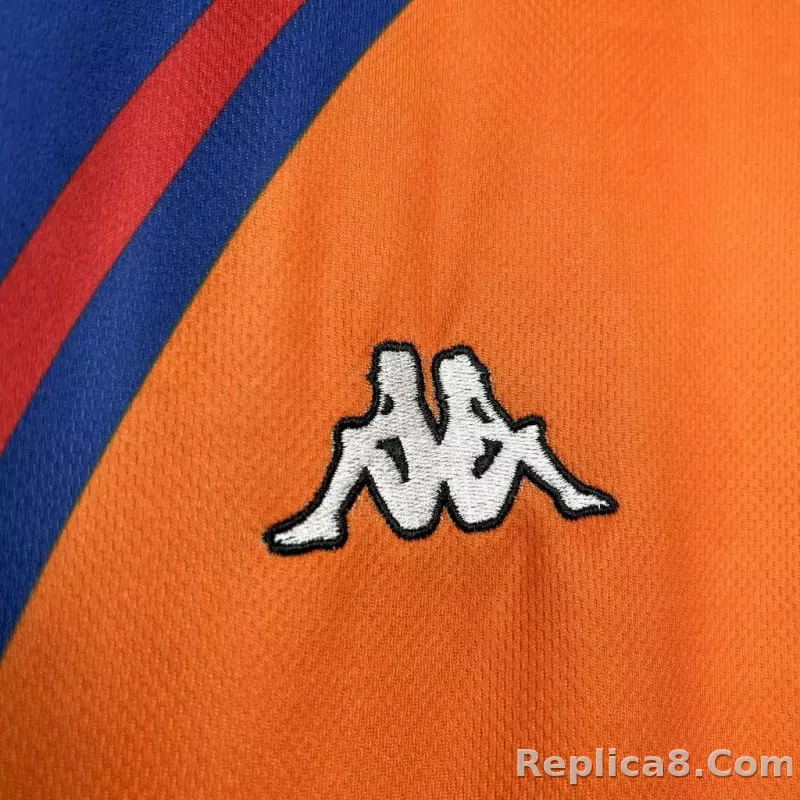 97-98 Barcelona Away Retro Jersey- Classic Style - detail