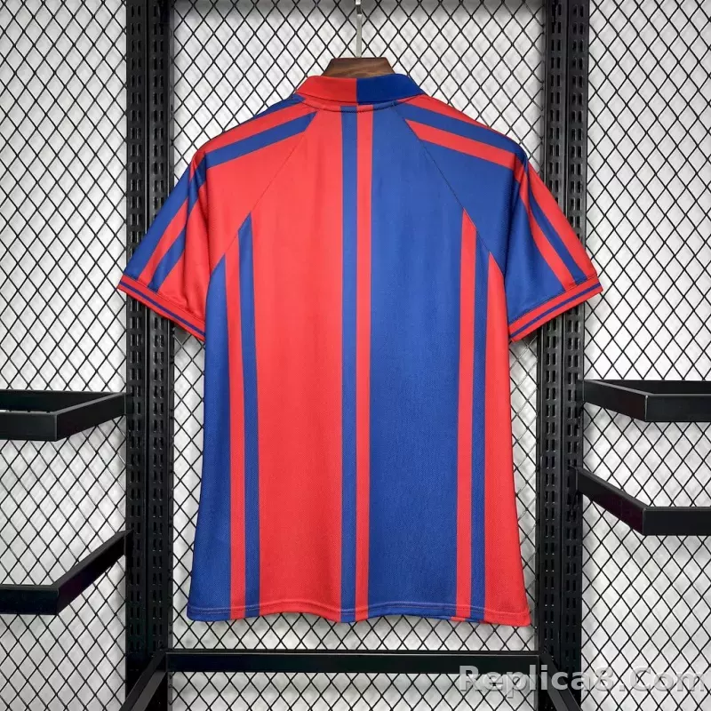 97-98 Barcelona Home Retro Jersey- Classic Style - detail