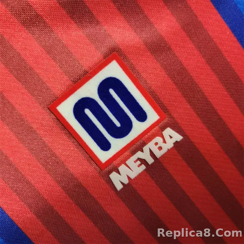 91-92 Barcelona Home Retro Jersey - detail