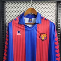 91-92 Barcelona Home Retro Jersey Long Sleeve - view 8