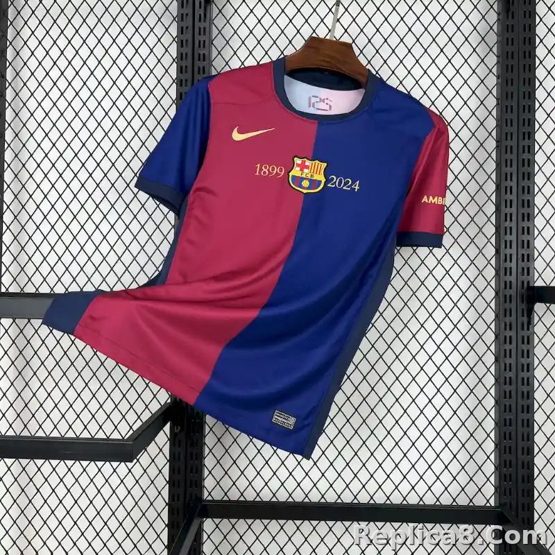 24-25 Barcelona 125th Anniversary Soccer Jersey