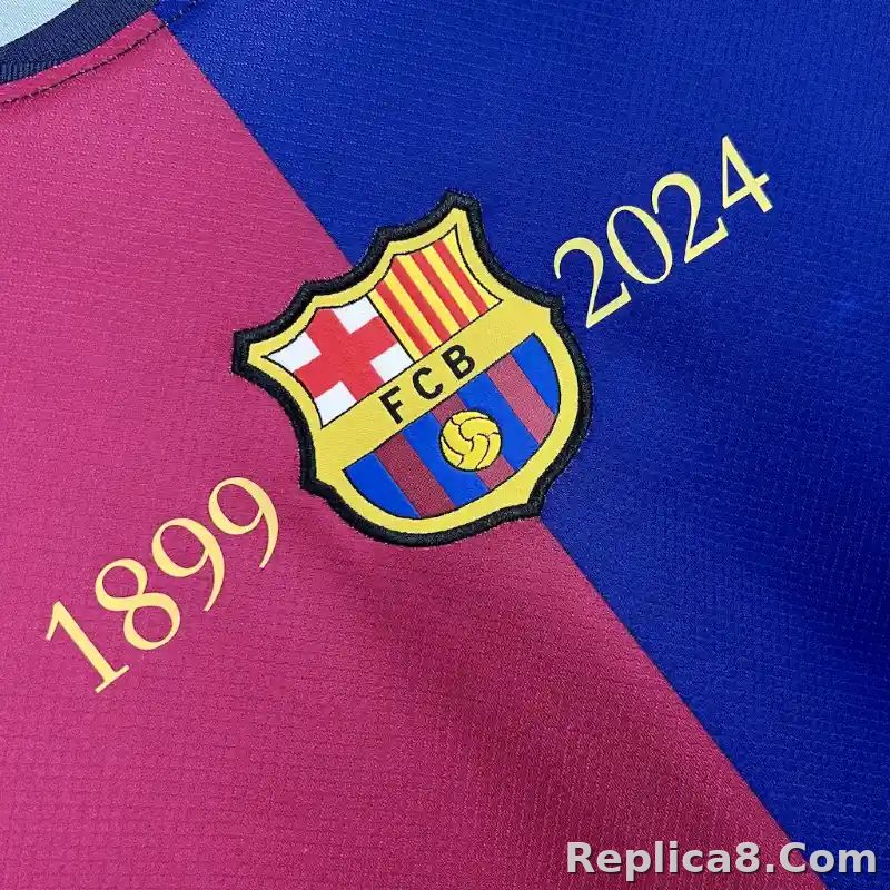 24-25 Barcelona 125th Anniversary Soccer Jersey - detail