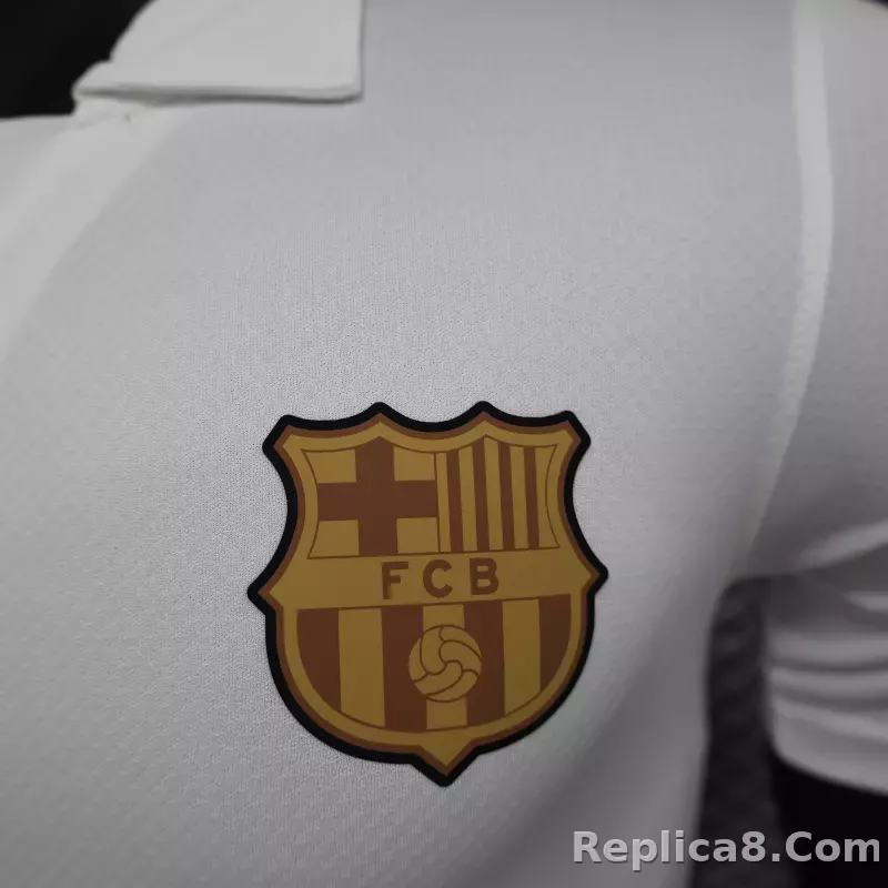 24-25 Barcelona LAMINE YAMAL White Soccer Jersey Player Version - detail