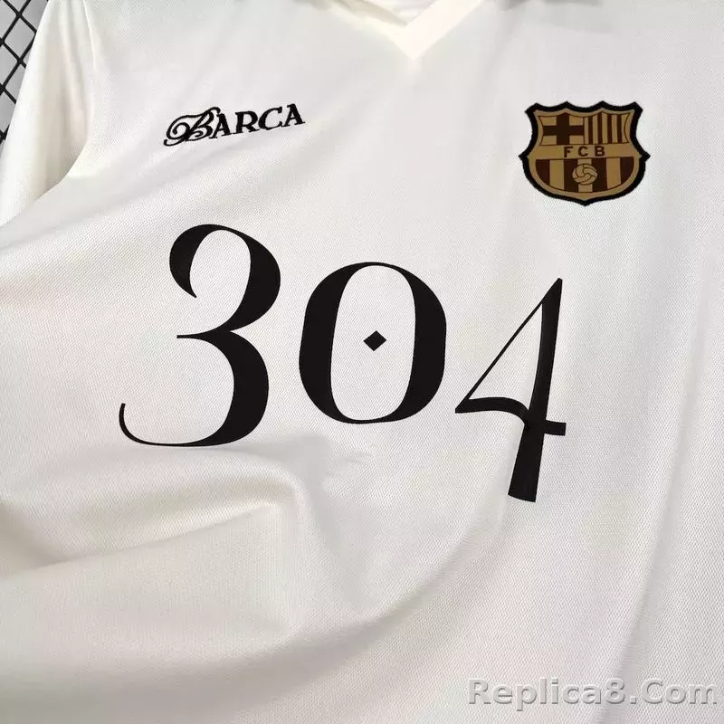 24-25 Barcelona LAMINE YAMAL White Soccer Jersey - detail