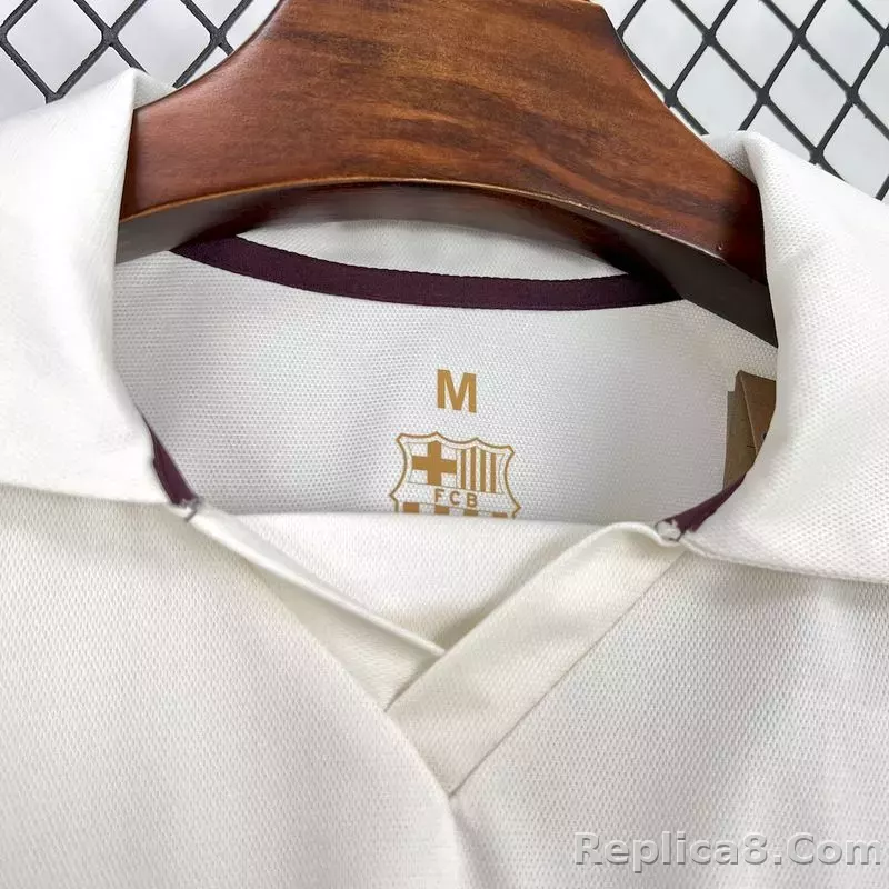 24-25 Barcelona LAMINE YAMAL White Soccer Jersey - detail