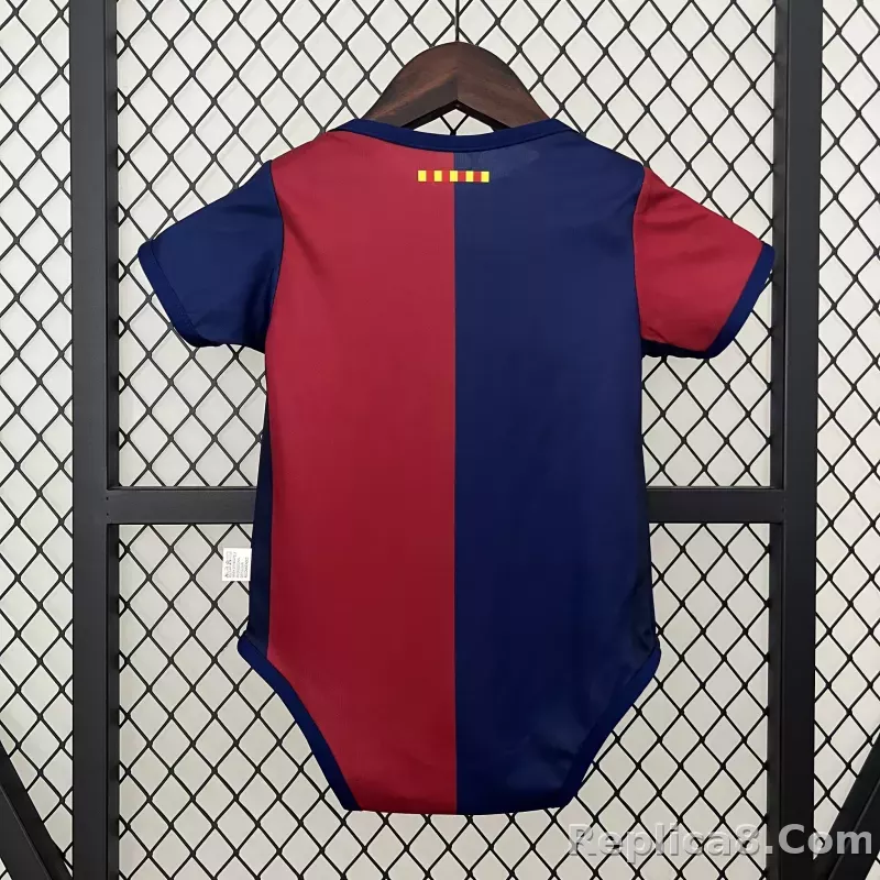 24-25 Barcelona Home Baby Shirt - detail