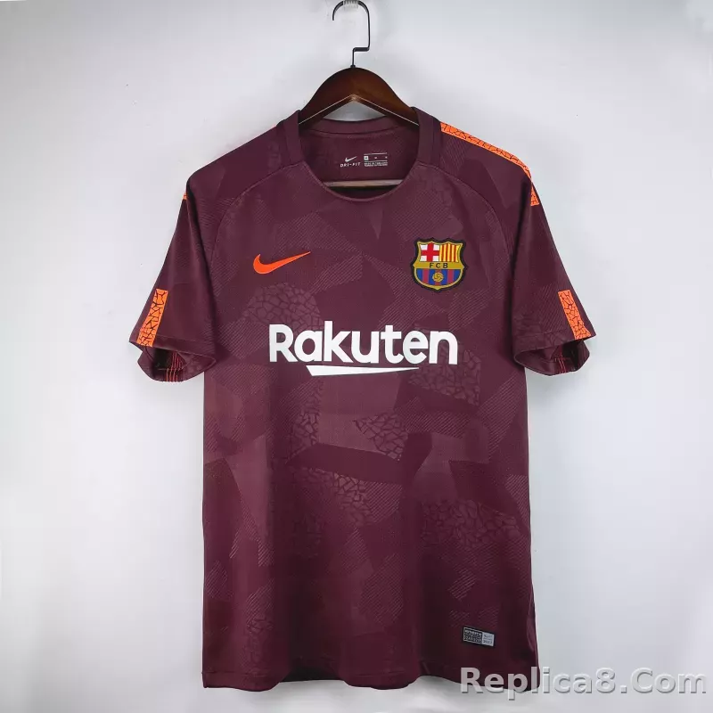 17-18 Barcelona Third Away Retro Jersey